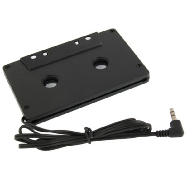 Kasettisovitin 3,5 mm AUX / Adapteri kasetille - auto - musta Black