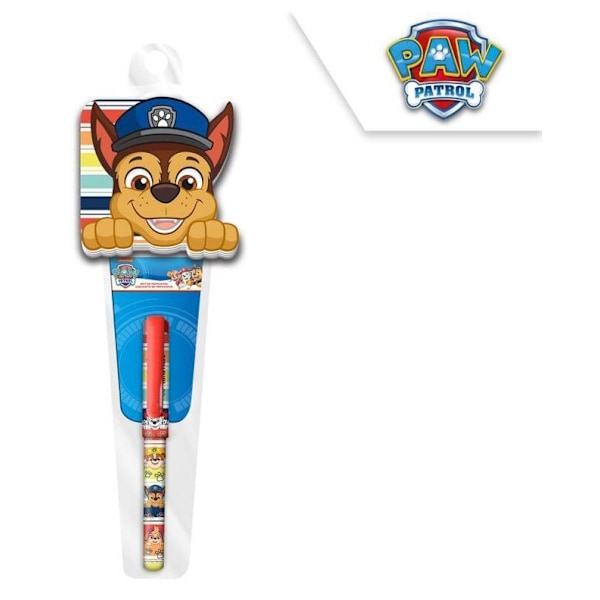 Paw Patrol mini anteckningsbok med pennset