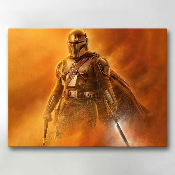 Canvas-taulut / Taulut - Boba Fett - 40x30 cm - Canvastaulut Multicolor