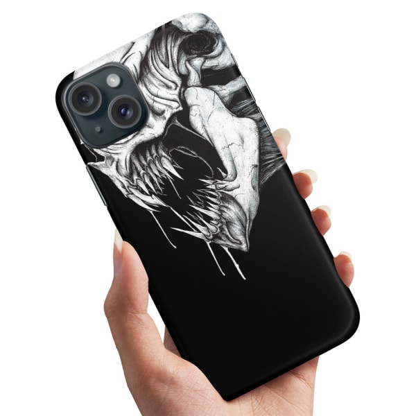 iPhone 15 - Cover/Mobilcover Dødningehoved Monster
