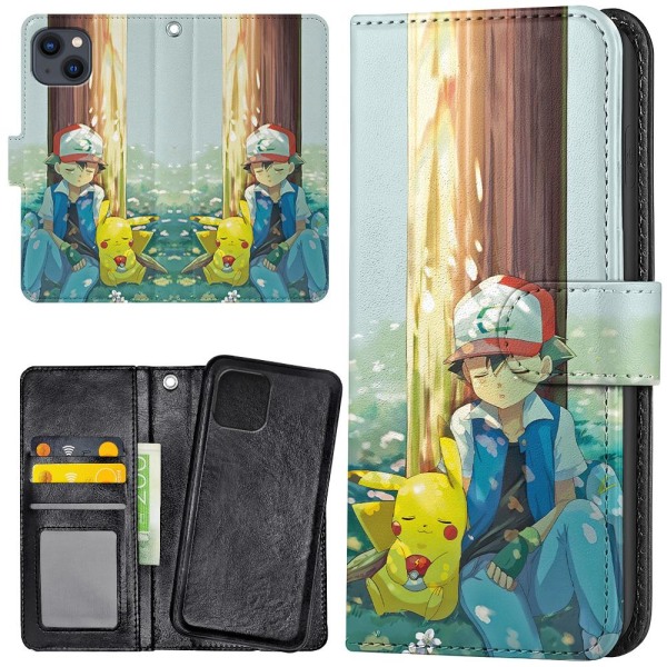 iPhone 13 - Mobilcover/Etui Cover Pokemon Multicolor