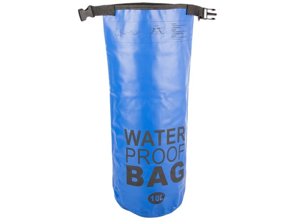 Vattentät Påse / Vattenpåse - Vattenförvaring - 10 liter Blå