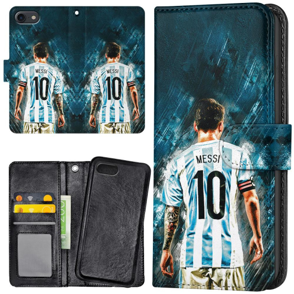 iPhone 6/6s Plus - Plånboksfodral/Skal Messi