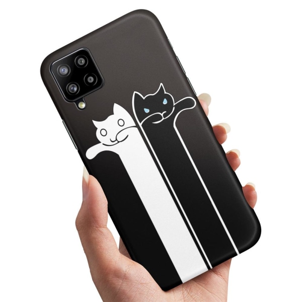Samsung Galaxy A12 - Kuoret/Suojakuori Pitkänomaiset Kissat