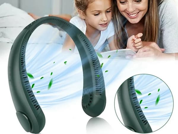 Halsblæser – Bærbar handsfree blæser Green