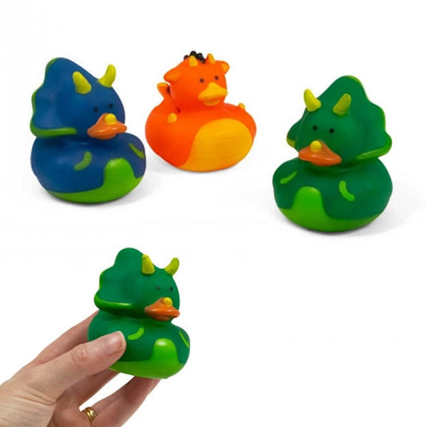 Kylpyankka / Piihtävä Dinosaurus - Kylpylelu Multicolor