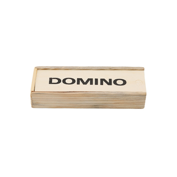 Dominospel / Domino i låda – Trä