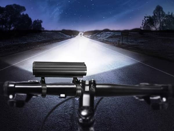 Cykel led ljus fram bak usb batteri styrset