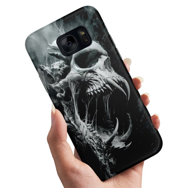 Samsung Galaxy S7 - Deksel/Mobildeksel Skull