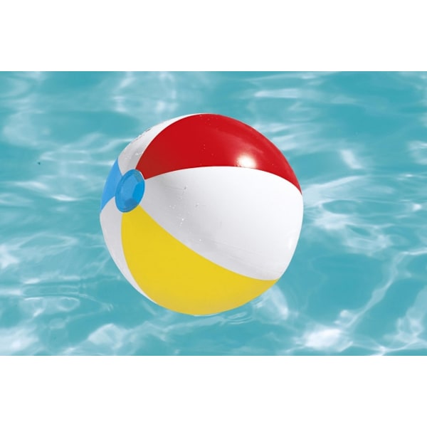 Uppblåsbar boll i strandfärg 51 cm