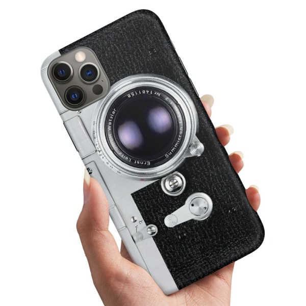 iPhone 12 Mini - Deksel/Mobildeksel Retro Kamera