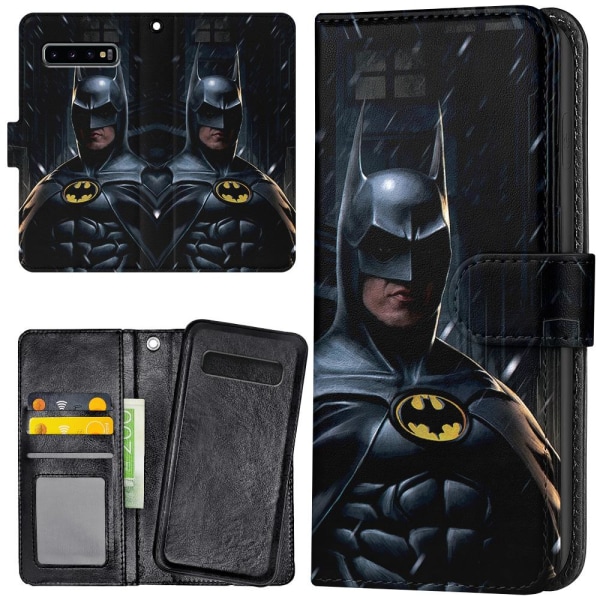 Samsung Galaxy S10 Plus - Plånboksfodral/Skal Batman