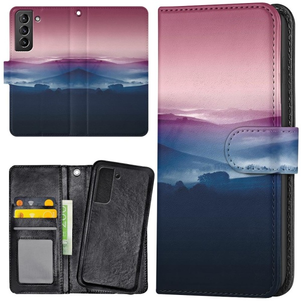 Samsung Galaxy S22 - Plånboksfodral/Skal Färgrika Dalar multifärg