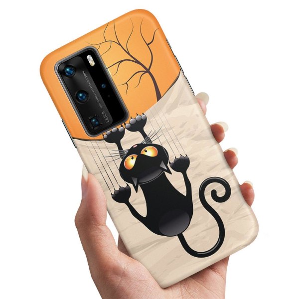Huawei P40 Pro - Cover / Mobilcover Claw Cat