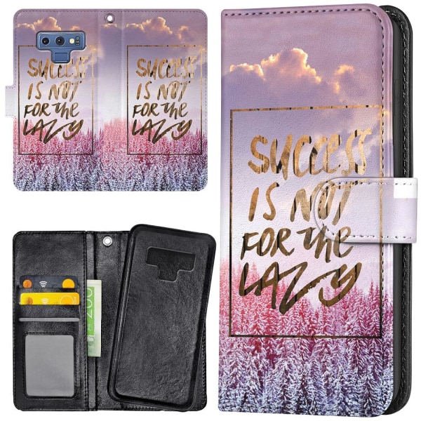 Samsung Galaxy Note 9 - Lompakkokotelo/Kuoret Success Not Lazy