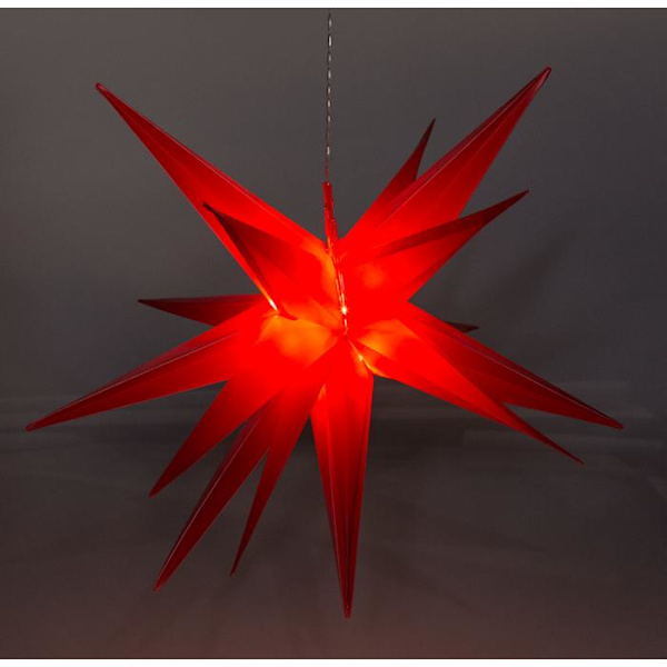 Joulutähti / Langaton LED-lamppu – Joulukoriste Red