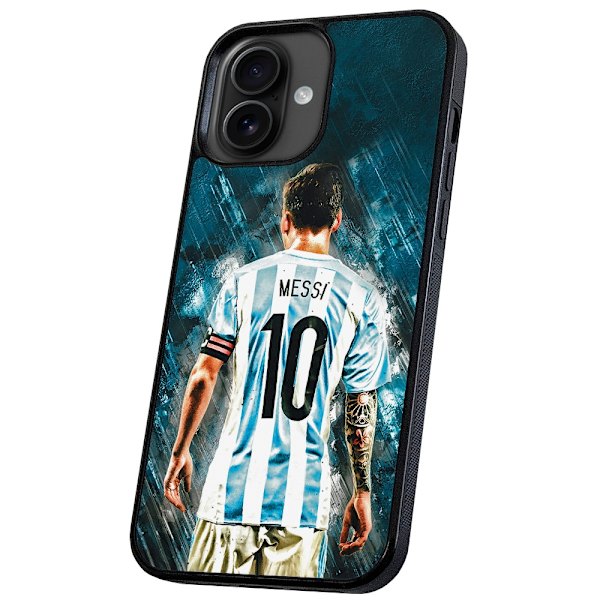 iPhone 16 Plus - Deksel/Mobildeksel Messi