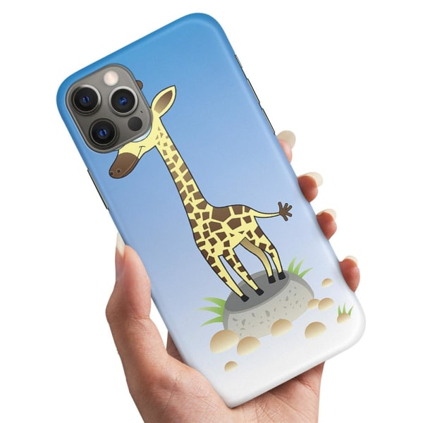 iPhone 13 Mini - Deksel/Mobildeksel Tegnet Giraff