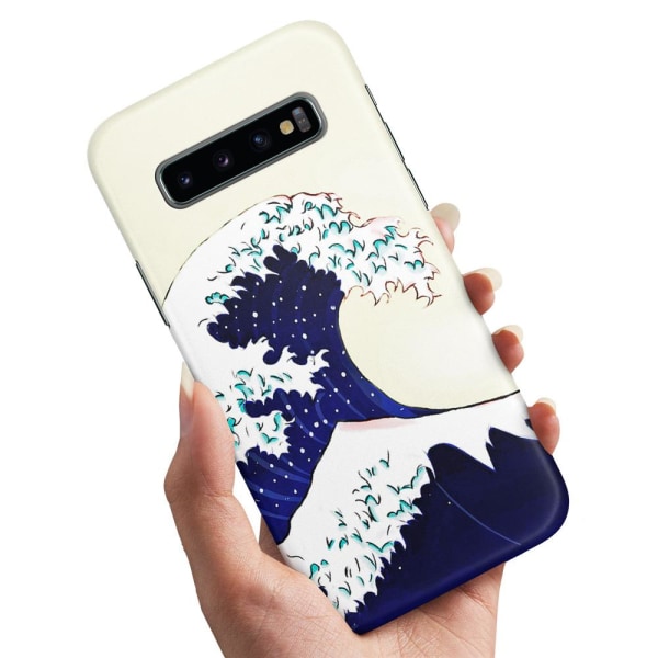 Samsung Galaxy S10 Plus - Cover/Mobilcover Flodbølge
