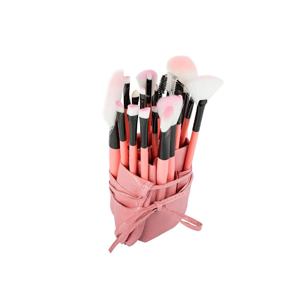 12-Pack Sminkborstar Set med Fodral