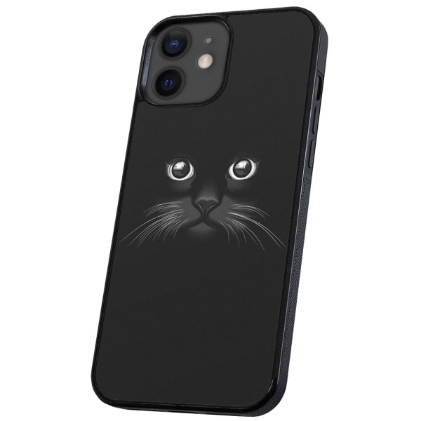 iPhone 11 - Kuoret/Suojakuori Musta Kissa Multicolor