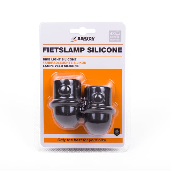 Cykelljus 3 LED 2 st silikon