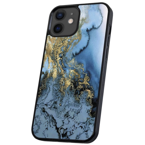 iPhone 12/12 Pro - Cover/Mobilcover Kunstmønster Multicolor