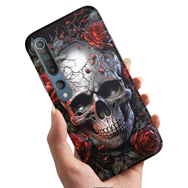 Xiaomi Mi 10/10 Pro - Kuoret/Suojakuori Skull Roses