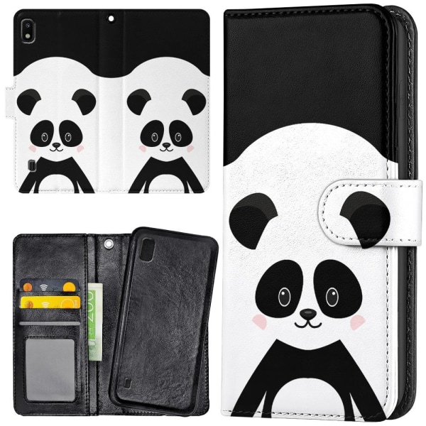 Samsung Galaxy A10 - Lommebok Deksel Cute Panda