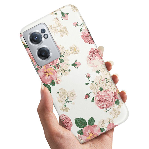 OnePlus Nord CE 2 5G - Skal/Mobilskal Retro Blommor