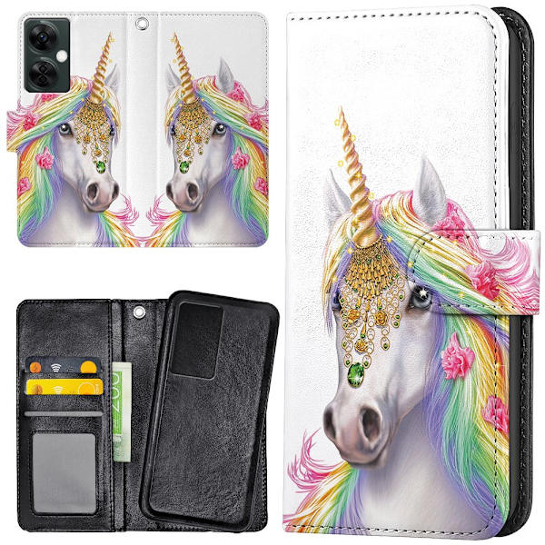 OnePlus Nord CE 3 Lite 5G - Lompakkokotelo/Kuoret Unicorn/Yksisa