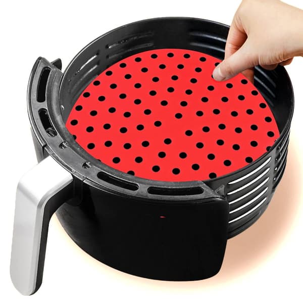 Airfryer Silikoneindsats - Måtte til luftfriture Fyrkant (S)