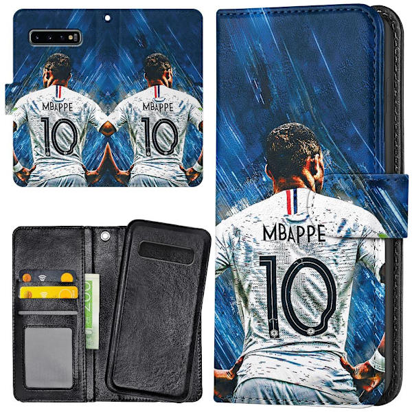 Samsung Galaxy S10 Plus - Mobilcover/Etui Cover Mbappe