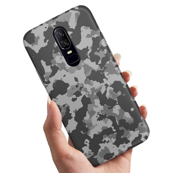 OnePlus 6 - Cover/Mobilcover Kamouflage