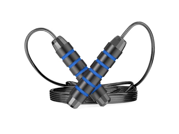 Hopprep med Kullager - Speed Rope Blå