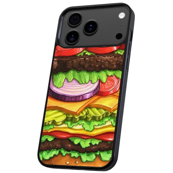 iPhone 17 Pro / 18 Pro - Deksel/Mobildeksel Hamburger