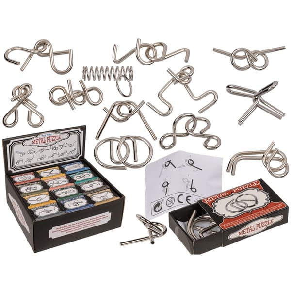 Metallpussel - Pussel - Tankespel / Hjärngympa 2-Pack