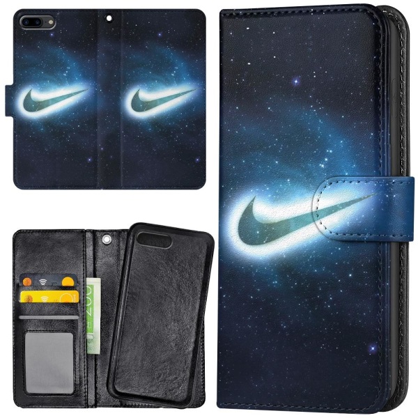 iPhone 7/8 Plus - Lommebok Deksel Nike Ytre Rom