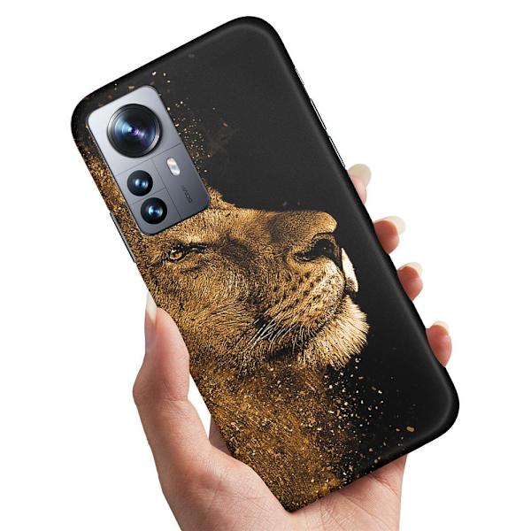 Deksel / Mobildeksel til Xiaomi 12 Pro - Lion Multicolor