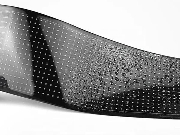 Flexibel LED-panel gestsignal lastbil vindruta