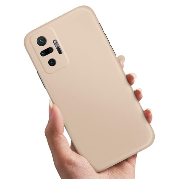 Cover / Mobilcover til Xiaomi Redmi Note 10 Pro - Beige