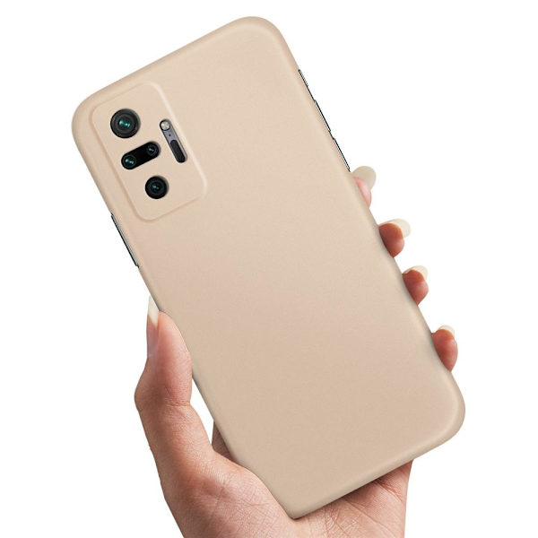 Deksel / Mobildeksel til Xiaomi Redmi Note 10 Pro - Beige