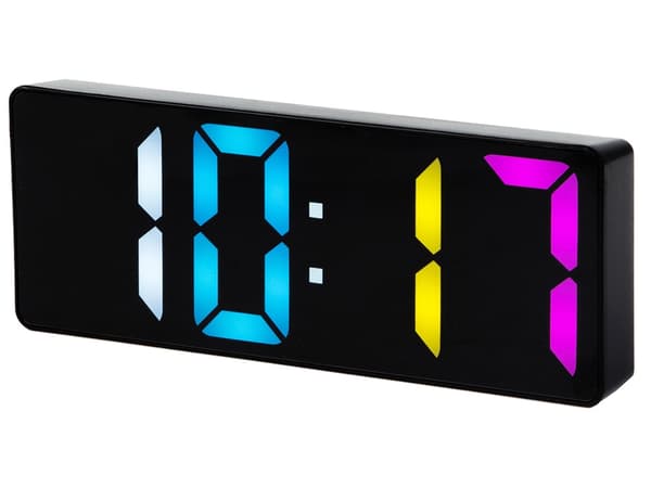 Digital väckarklocka - Termometer, datum och snooze-funktion