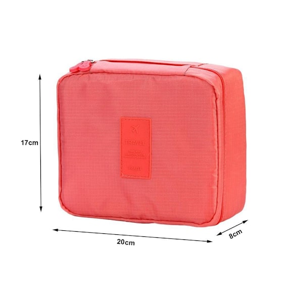 Sminkväska / Necessär / Toalettväska - Makeup Bag Ljusröd