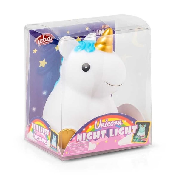 LED-lamppu / Langaton Yölamppu - Yksisarvinen / Unicorn Multicolor