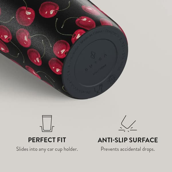 Burga Cherrybomb - Termosmugg med Lock-/Sugrörs set