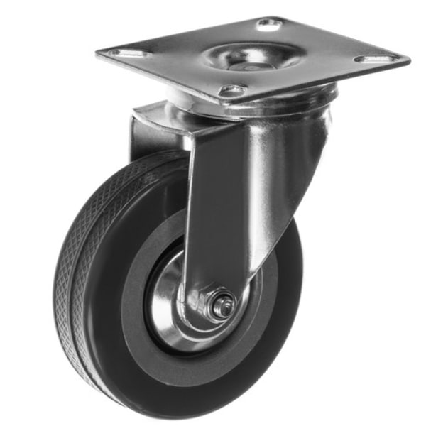 Svingbare Lenkehjul med Bremse / Transportruller - 4 stk