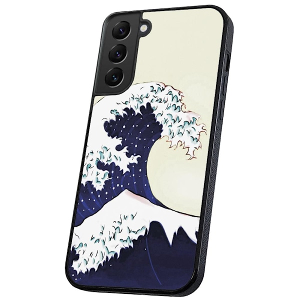 Samsung Galaxy S21 FE 5G - Cover/Mobilcover Flodbølge Multicolor