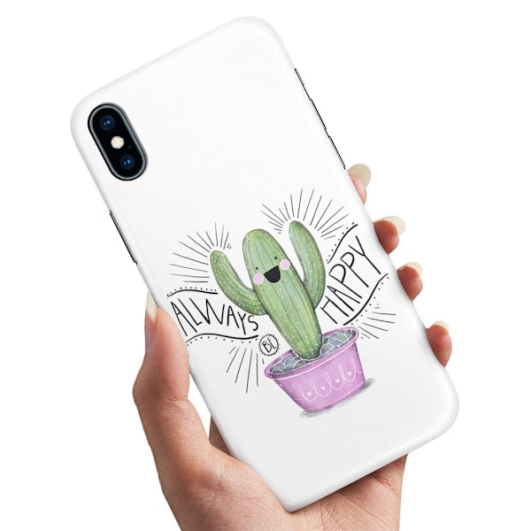 iPhone XR - Skal/Mobilskal Happy Cactus
