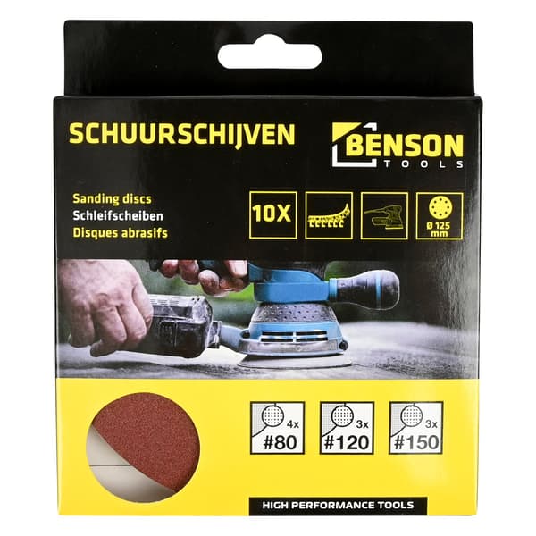 Sliprondeller 10-pack rund